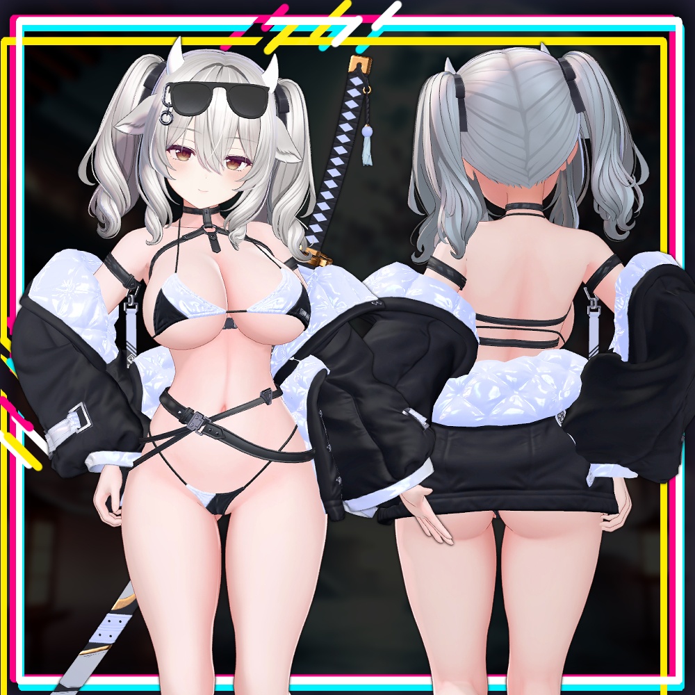 【複数アバター対応】もにゃもにゃジャケット2