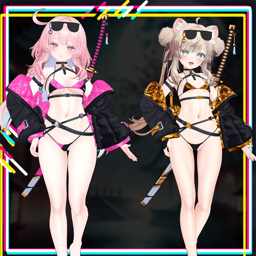 【複数アバター対応】もにゃもにゃジャケット2