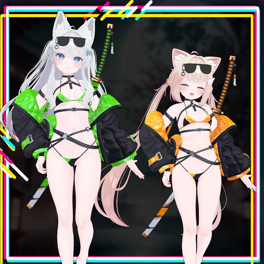 【複数アバター対応】もにゃもにゃジャケット2