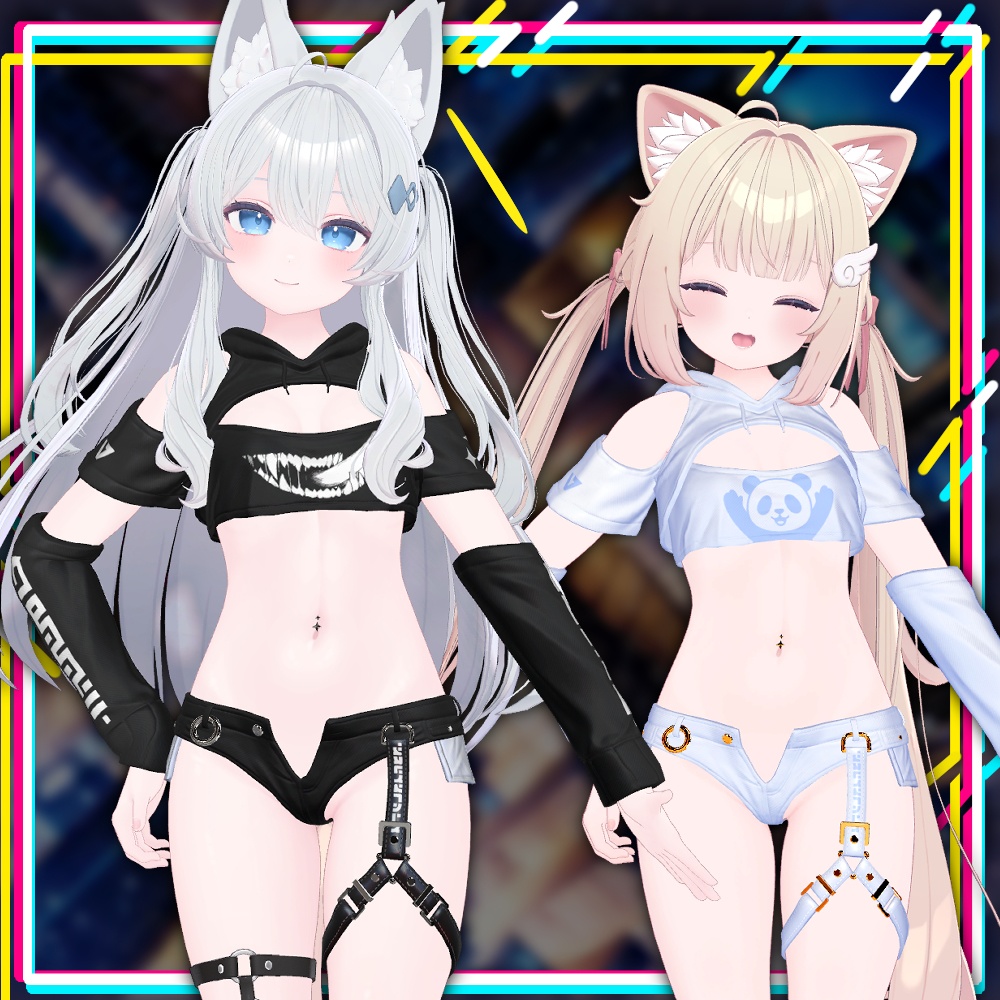 【複数アバター対応】もにゃもにゃパーカー2