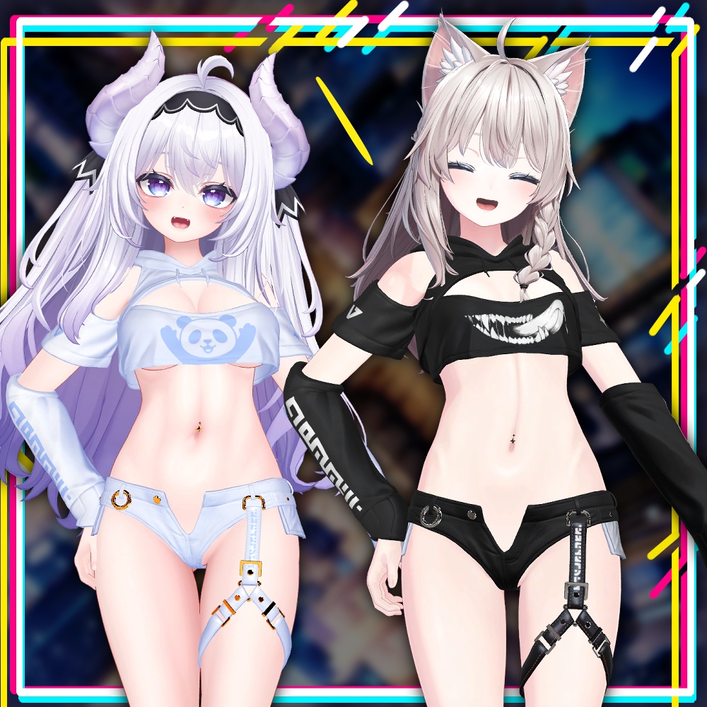 【複数アバター対応】もにゃもにゃパーカー2