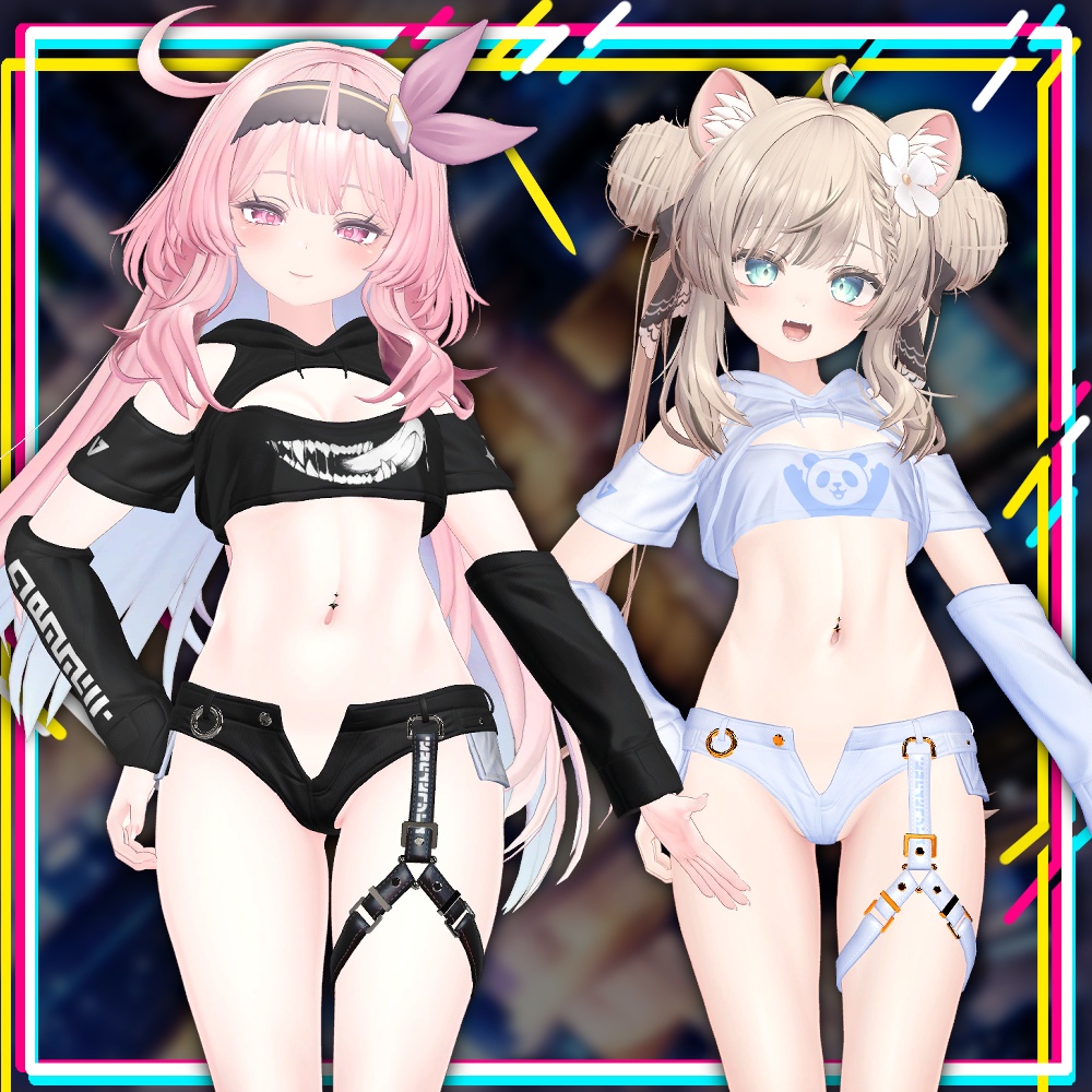 【複数アバター対応】もにゃもにゃパーカー2