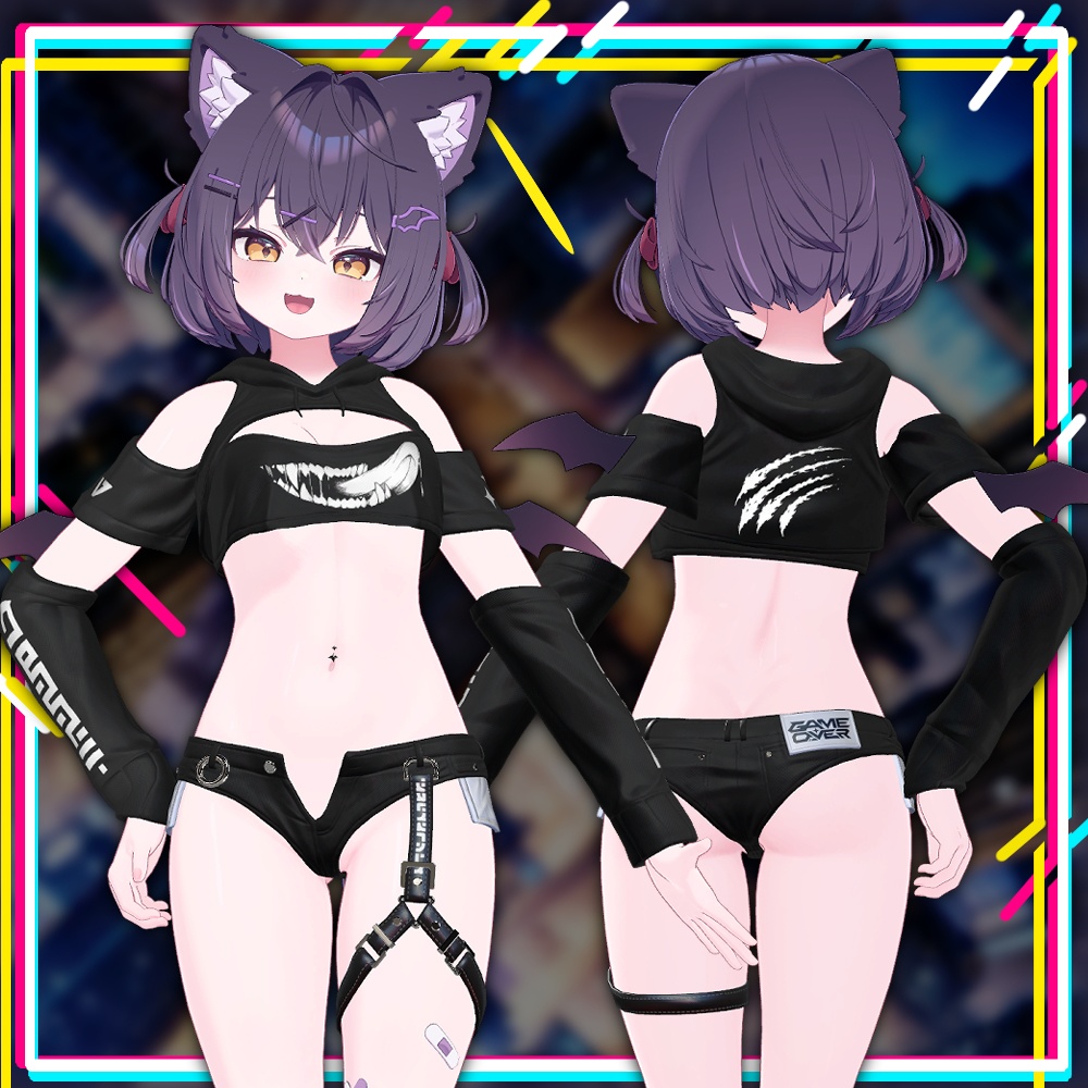 【複数アバター対応】もにゃもにゃパーカー2