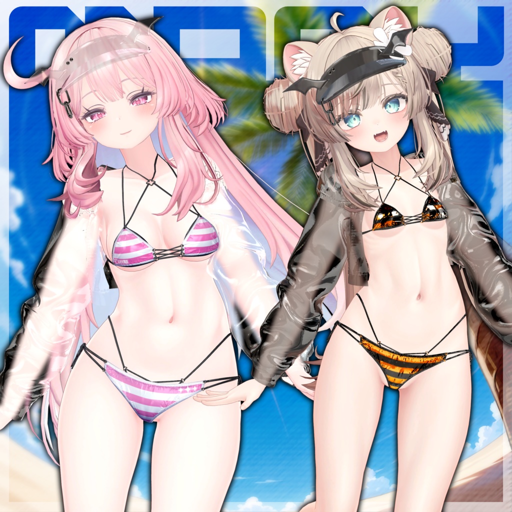 【複数アバター対応】もにゃもにゃビキニ