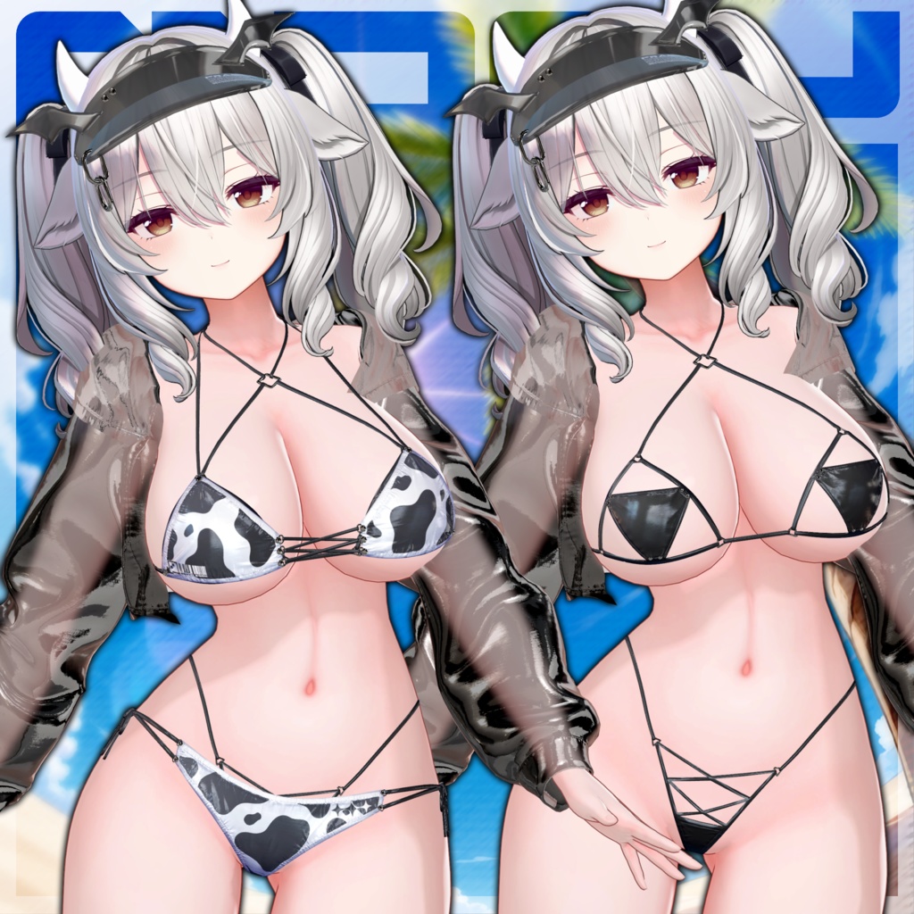 【複数アバター対応】もにゃもにゃビキニ