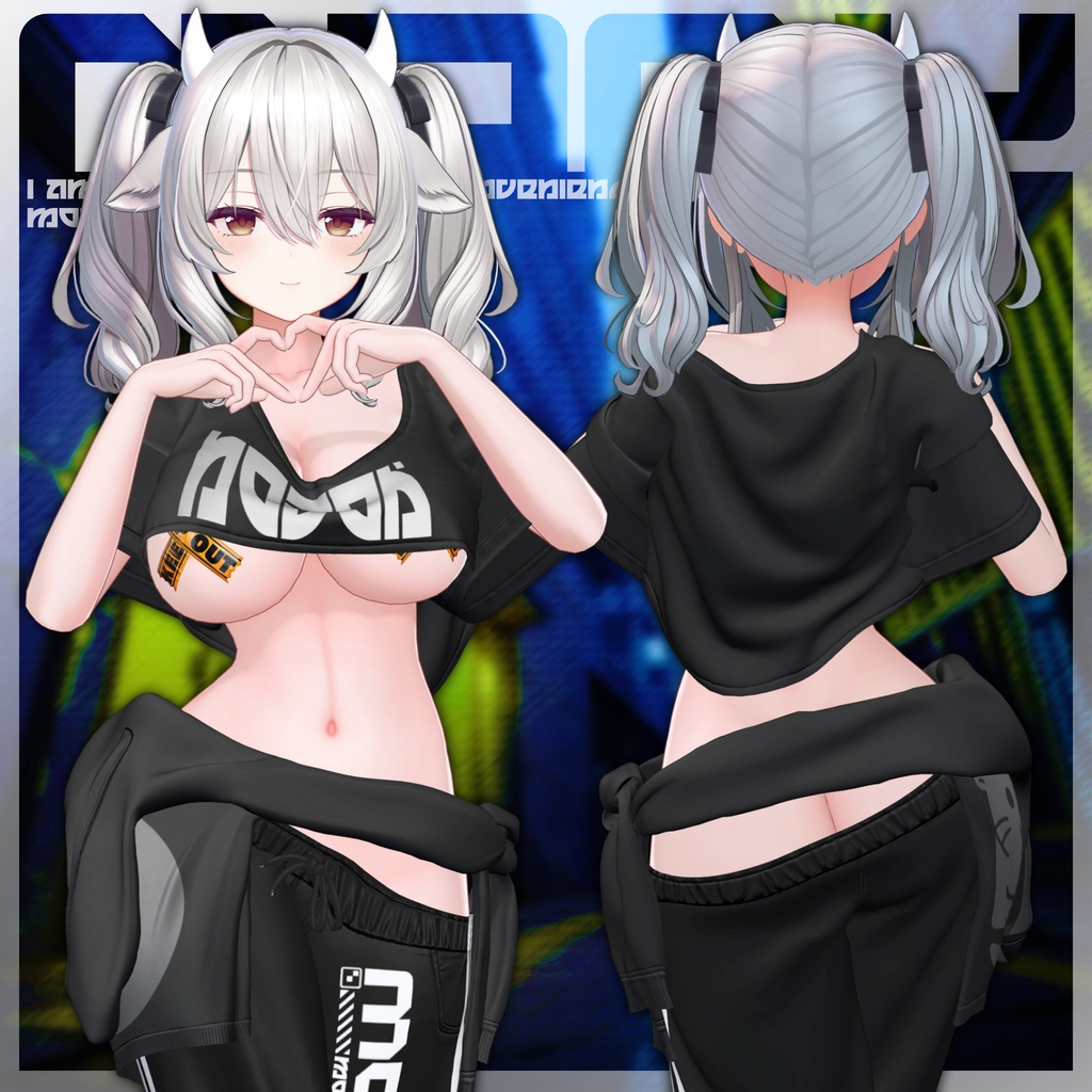 【複数アバター対応】もにゃシャツ