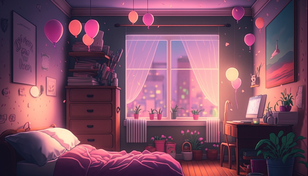 【FREE 無料】Vtuber background | Valentine's Day | バレンタインデー