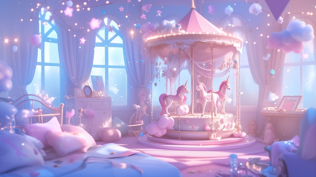 𝙑𝙩𝙪𝙗𝙚𝙧 𝘼𝙣𝙞𝙢𝙖𝙩𝙚𝙙 𝙗𝙖𝙘𝙠𝙜𝙧𝙤𝙪𝙣𝙙 |𝘽𝙄𝙍𝙏𝙃𝘿𝘼𝙔：𝙒𝙝𝙞𝙢𝙨𝙞𝙘𝙖𝙡 𝙐𝙣𝙞𝙘𝙤𝙧𝙣 𝘿𝙧𝙚𝙖𝙢𝙨𝙘𝙖𝙥𝙚 | 誕生日：気まぐれなユニコーンの夢の風景