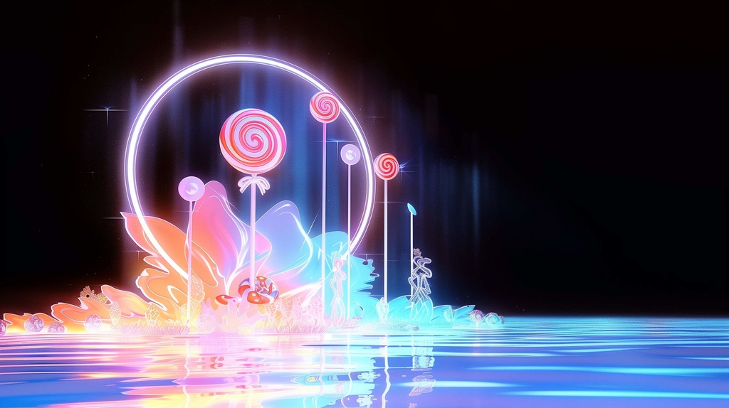 𝙑𝙩𝙪𝙗𝙚𝙧 𝘼𝙣𝙞𝙢𝙖𝙩𝙚𝙙 𝘽𝙖𝙘𝙠𝙜𝙧𝙤𝙪𝙣𝙙| 𝙇𝙪𝙣𝙖𝙧 𝙎𝙩𝙖𝙜𝙚 | 月のステージ