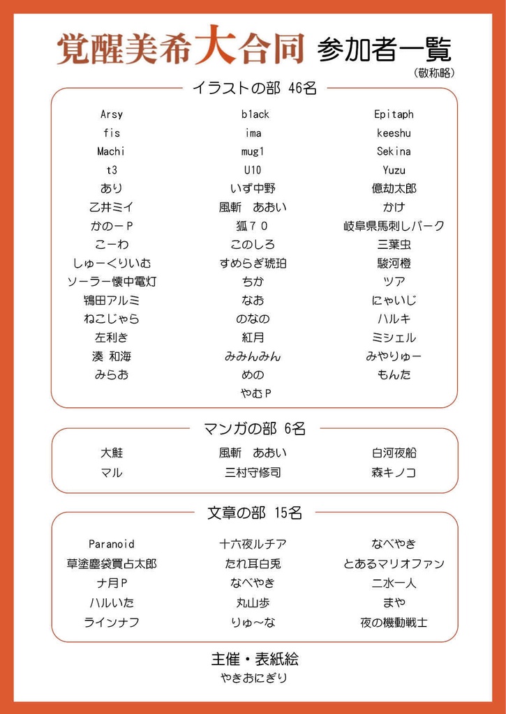 覚醒美希大合同【12月発送】