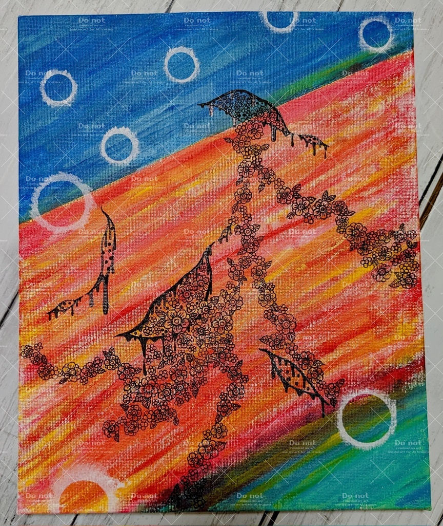 溢れる花