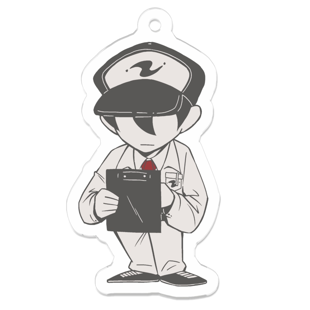 柘榴団地アクリルキーホルダー:社員