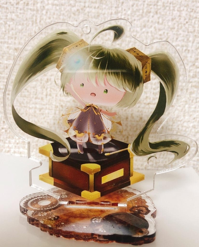 蓄音機ミクさんの2WAYアクリルキーホルダー