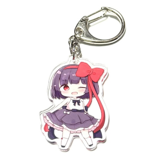 【琉奈と悪夢の館】琉奈ちゃんふんわりスカートキーホルダー 70mm