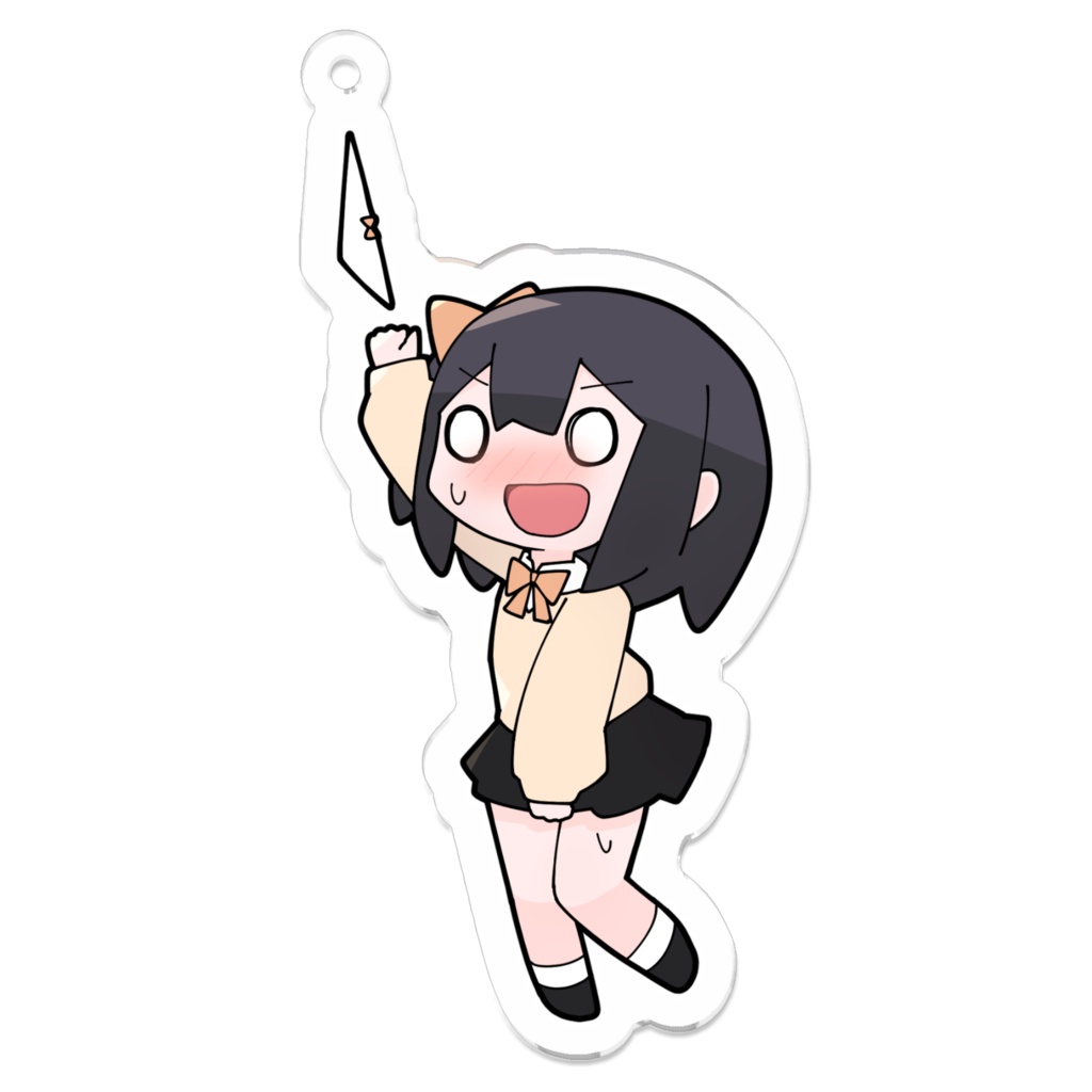 貧乏少女ちゃんちびキャラアクリルキーホルダー 06 70mm