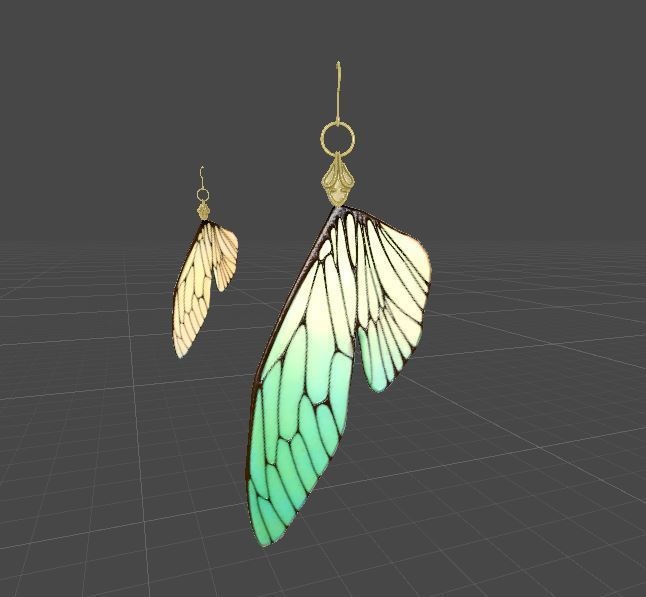 Butterfly earring