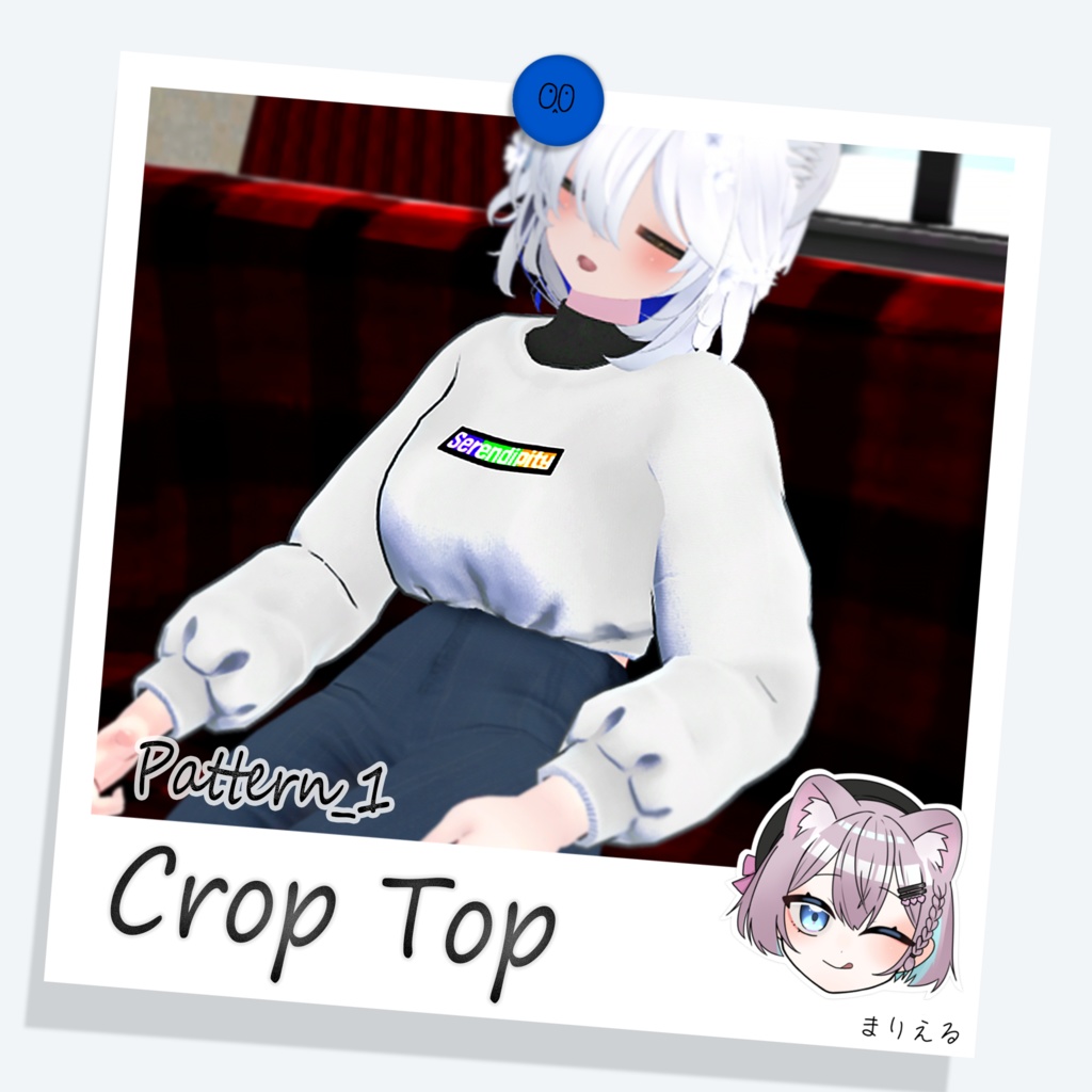 [まりえる] Crop Top