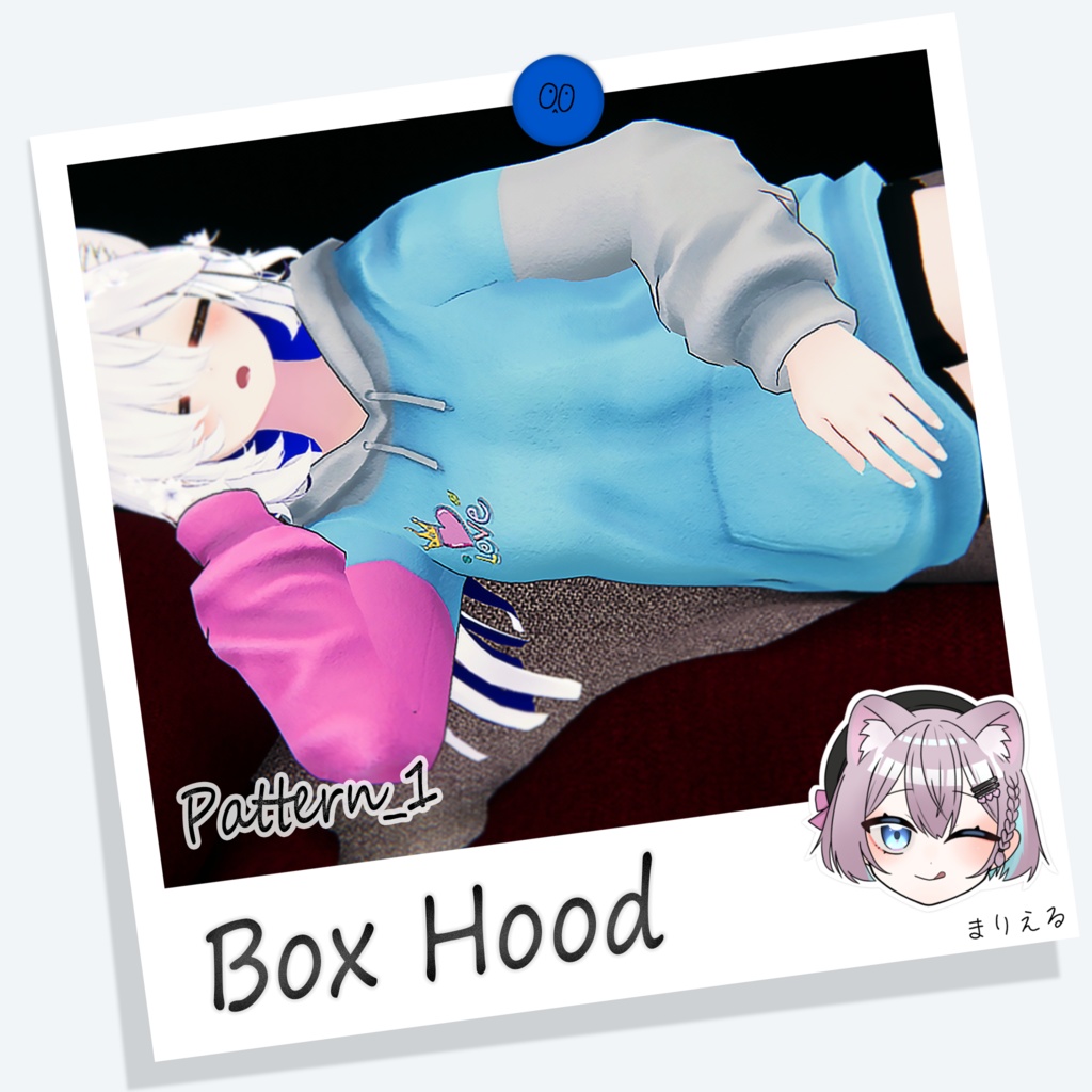 [まりえる] Box Hood