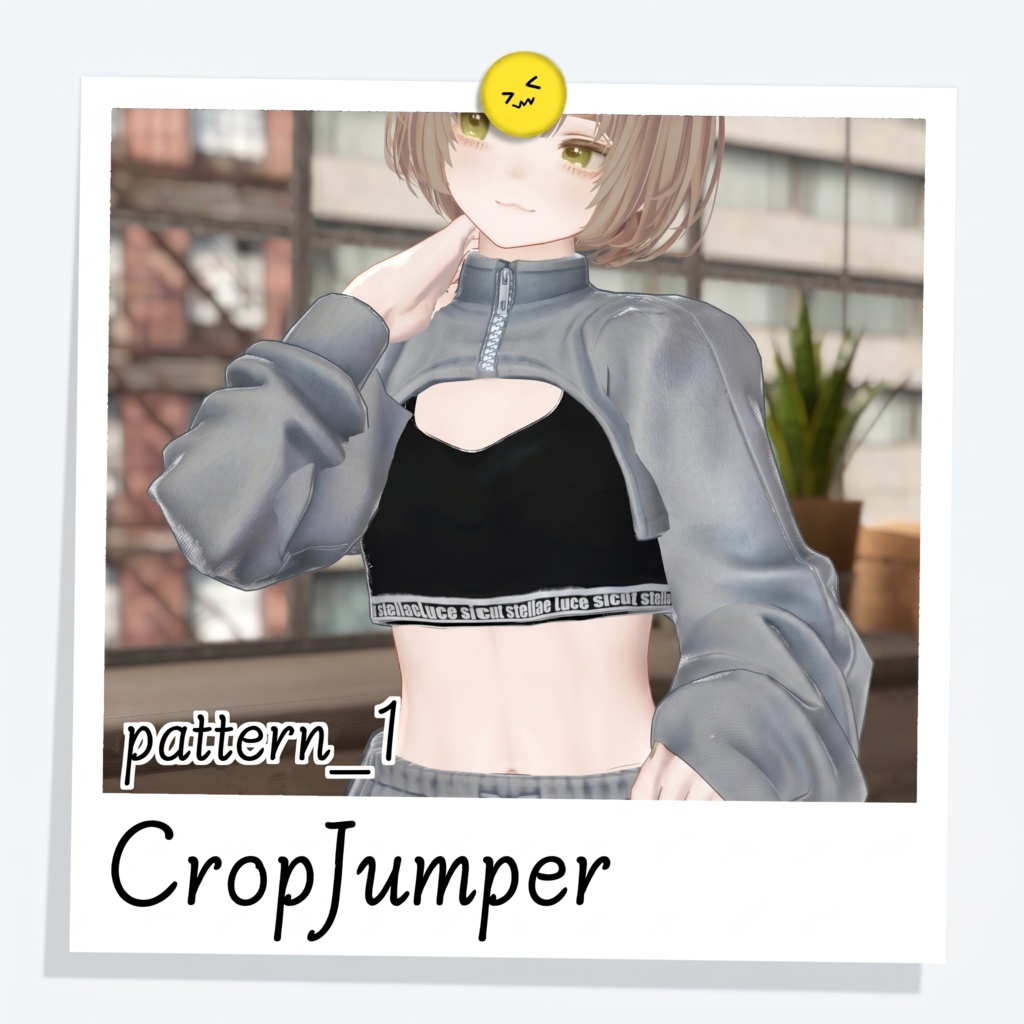 [11種対応] Crop Jumper