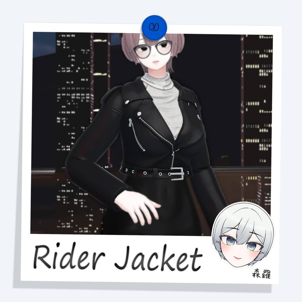 [森羅] Short Rider Jacket