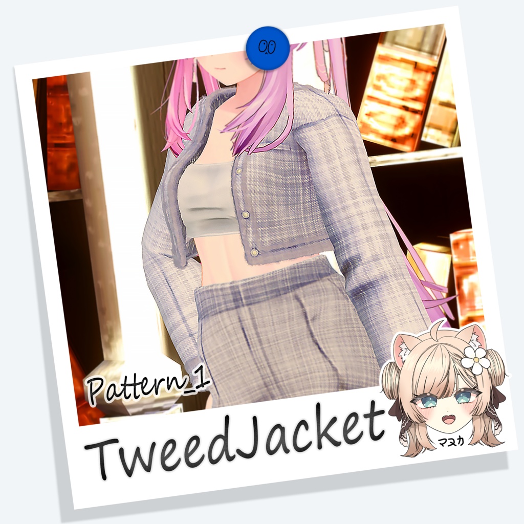[マヌカ] TweedJacket