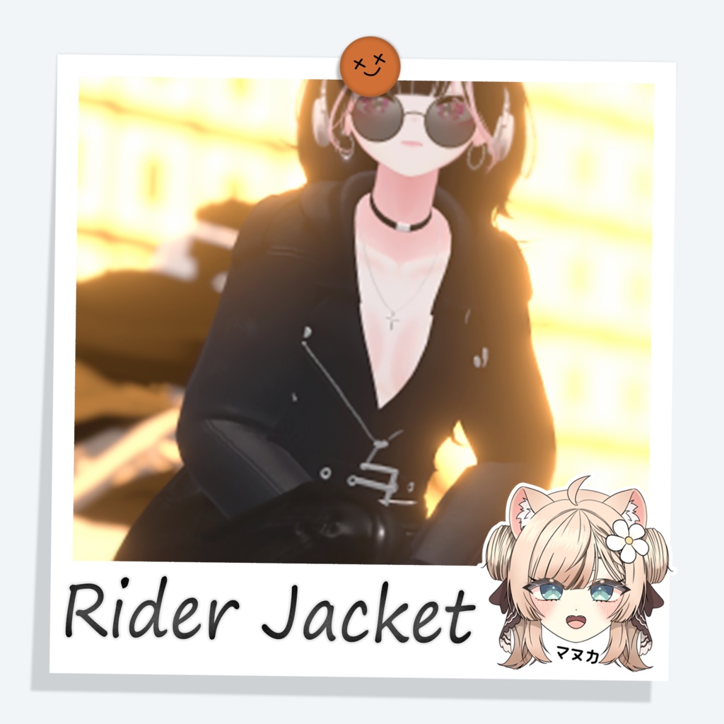 [マヌカ] Short Rider Jacket