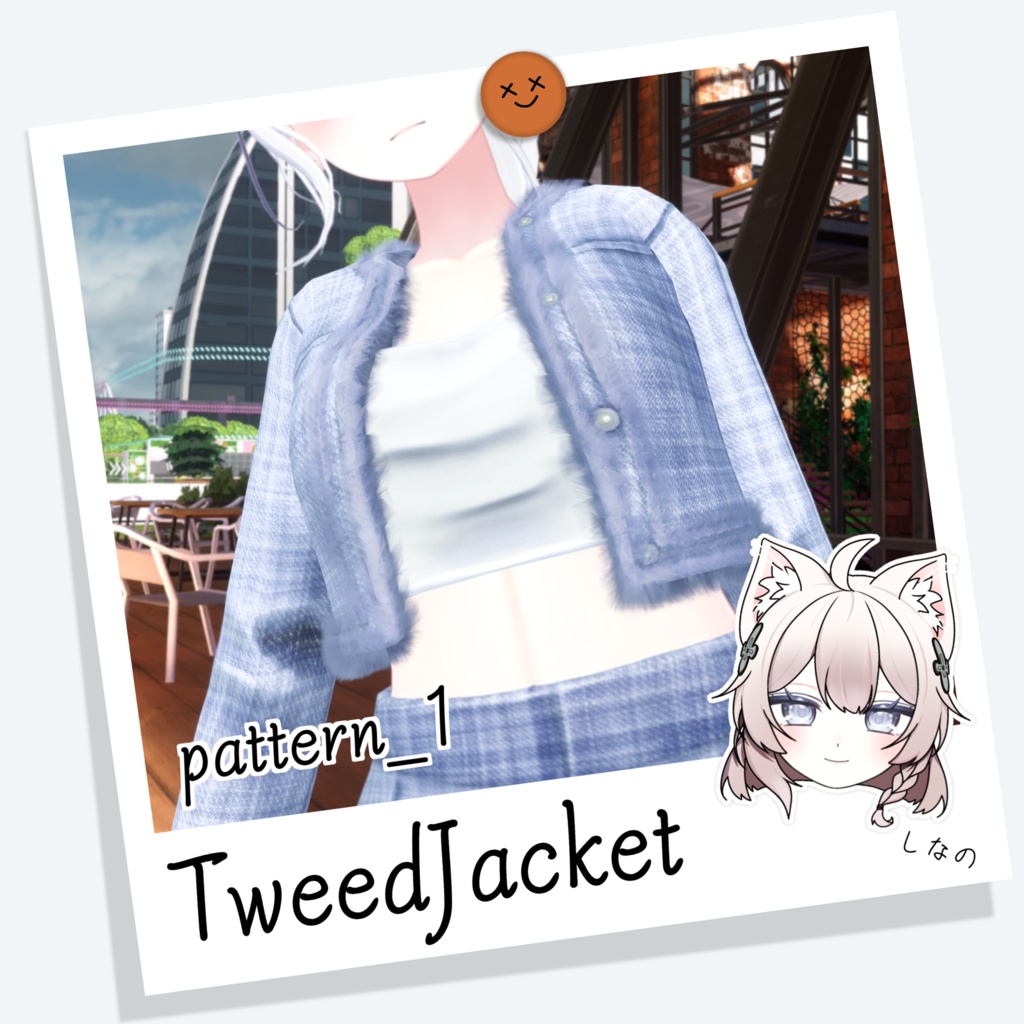 [しなの] TweedJacket