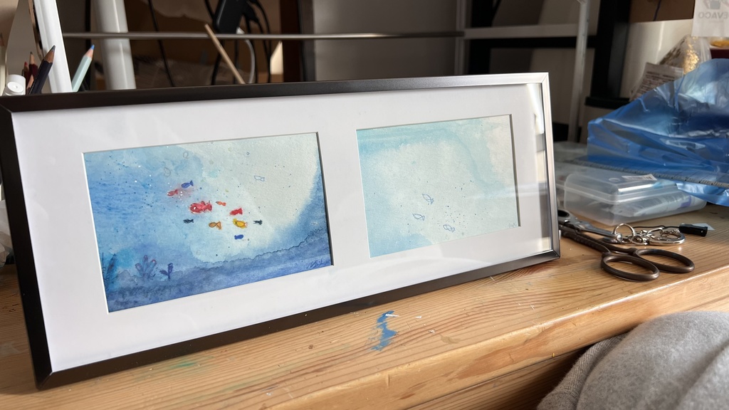 静けさにひたる。