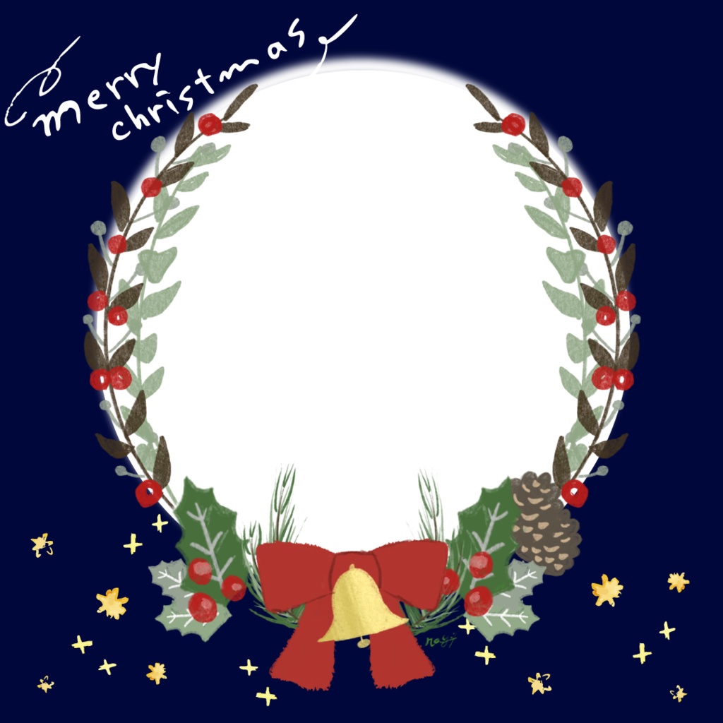 【商用OK】忙しい人のためのクリスマスSNS投稿テンプレ3枚セット