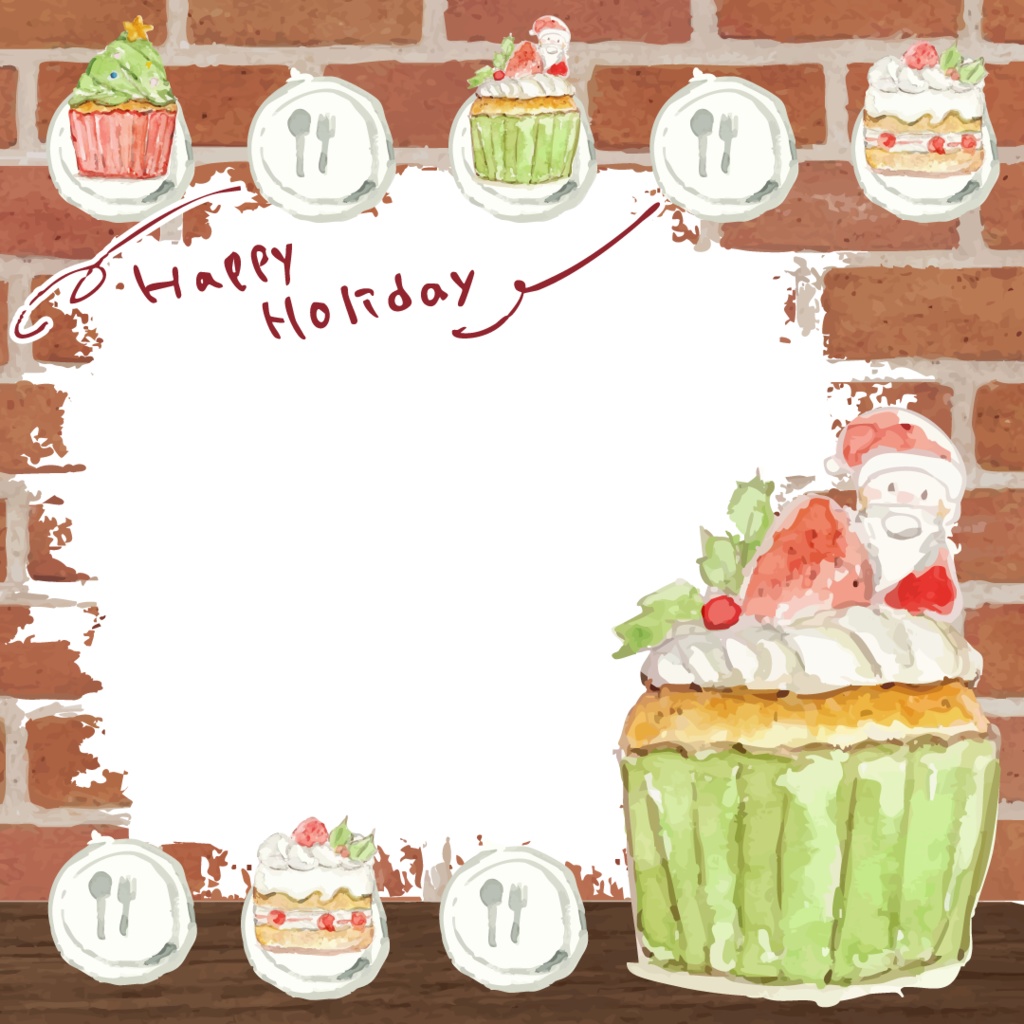 【商用OK】忙しい人のためのクリスマスSNS投稿テンプレ3枚セット