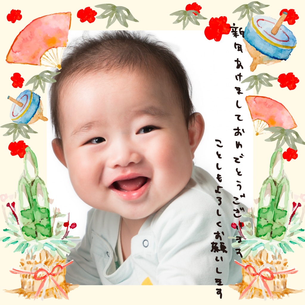 【商用OK】忙しい人のためのお正月SNS投稿テンプレ4枚|文字を変えるだけ・すぐ使える