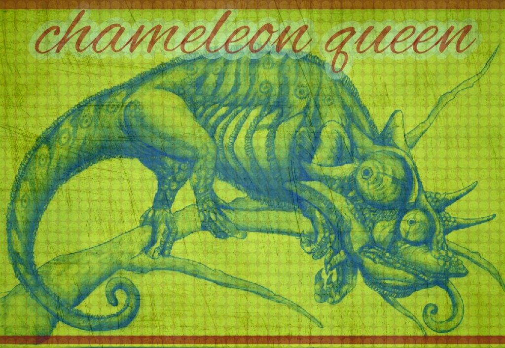 カメレオンクイーンのエコバッグ