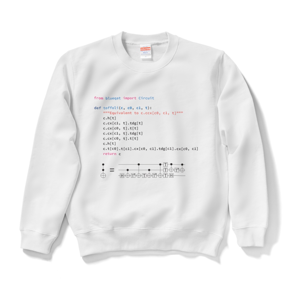 Toffoliゲートのスウェット