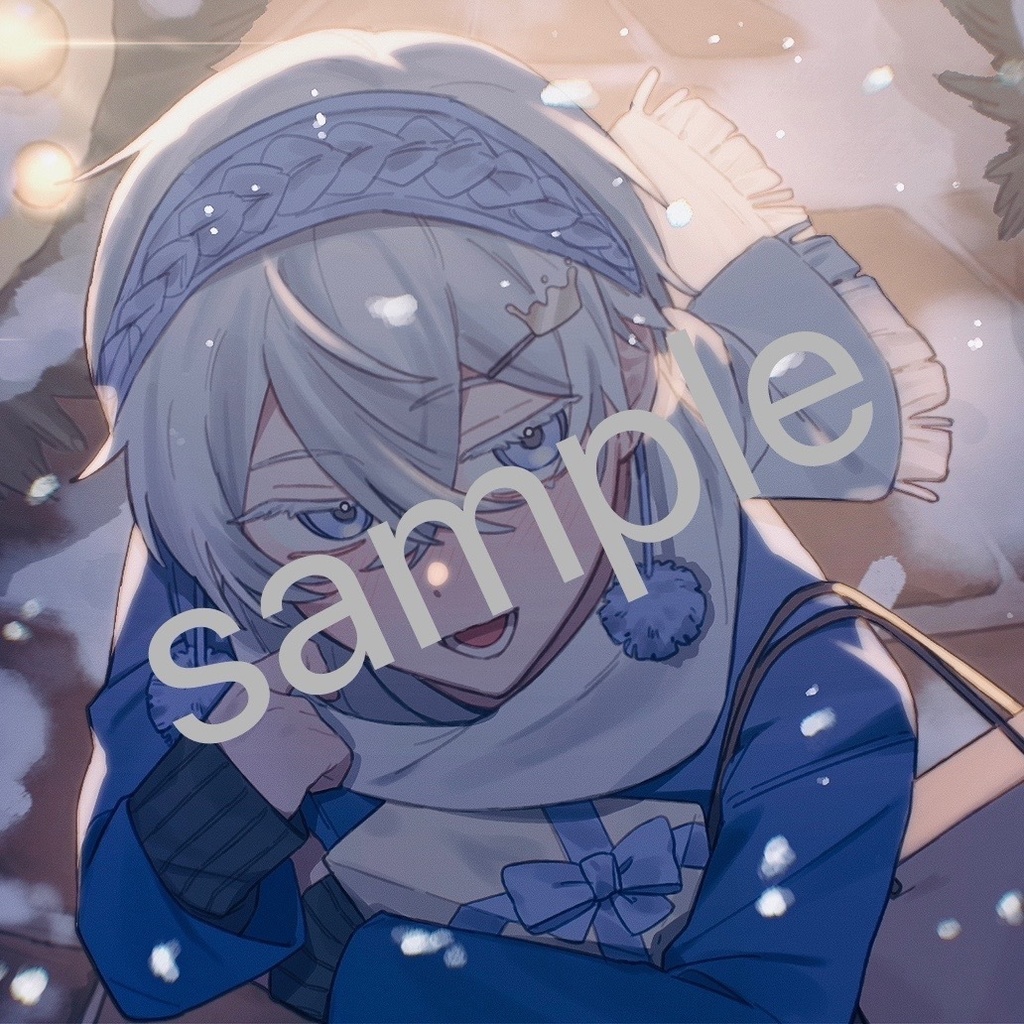 ボク。クリスマス缶バッジ2024