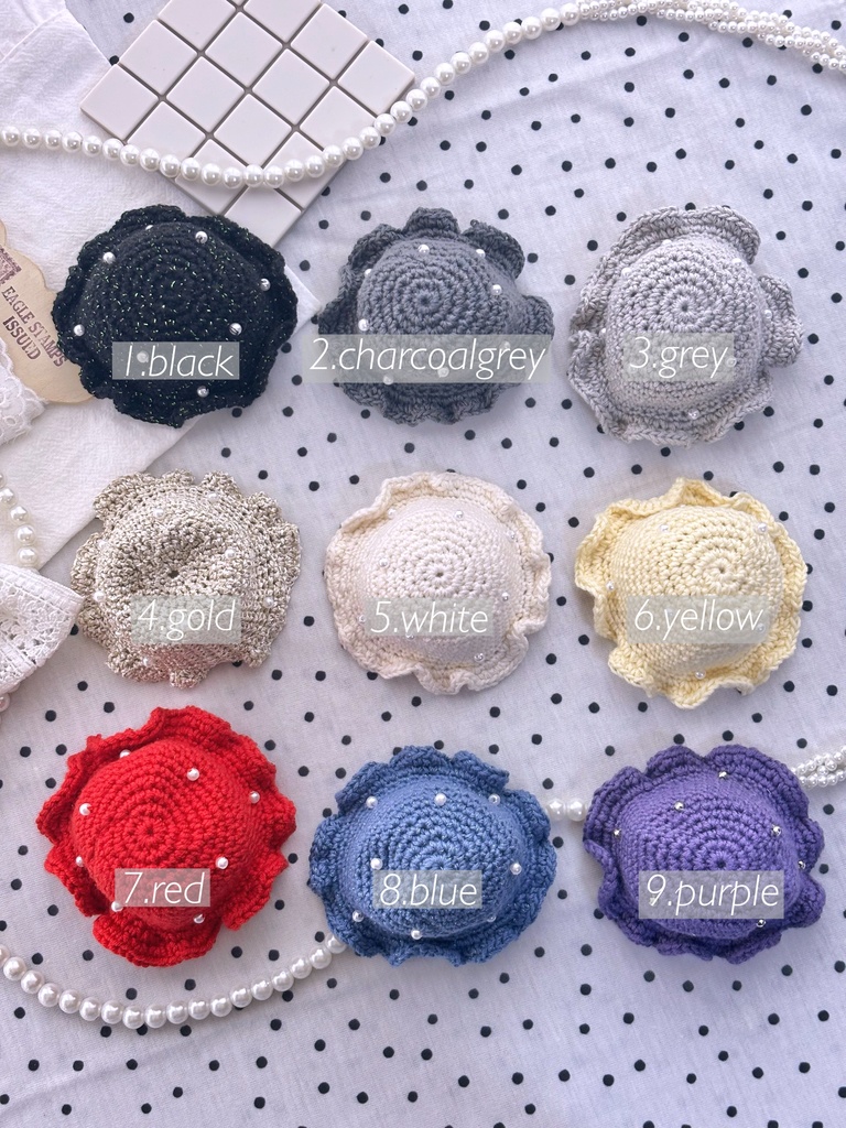 【10cm】frill hat