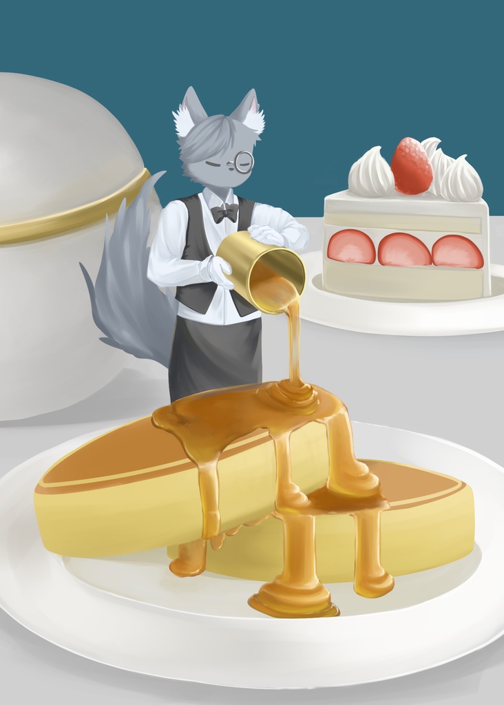 パンケーキなポストカード
