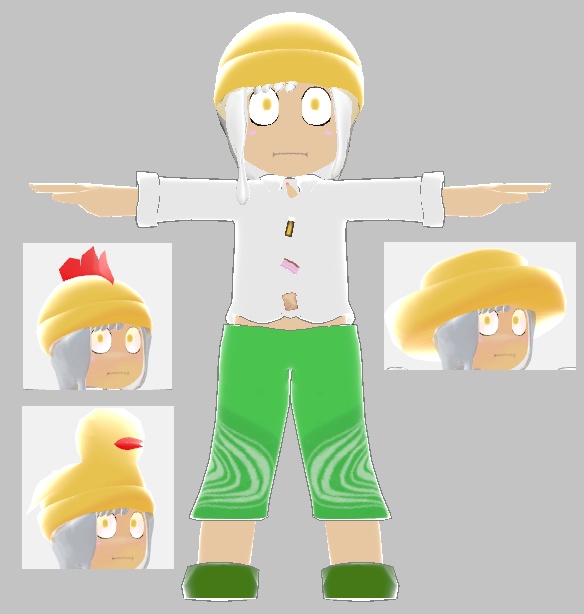 オリジナル3Dモデル"SunnySideUp#3"