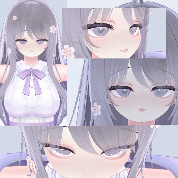 萌-Moe-専用』涙袋・そばかすメイク MakeUp (Face Texture) - 葱屋 - BOOTH