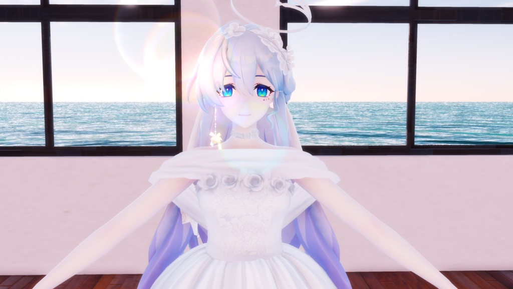 知更鸟 wedding dress【MMD MODEL DL】 - aknx - BOOTH