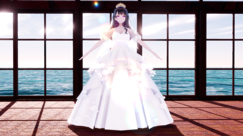 花嫁恋乃夜まい【MMD model DL】