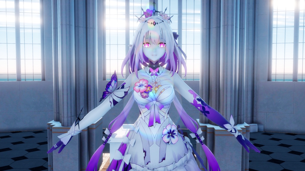 Honkai: Star Rail Castorice 遐蝶【MMD Model DL】