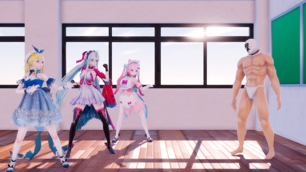 MMD 格闘モーション配布【EP2 】