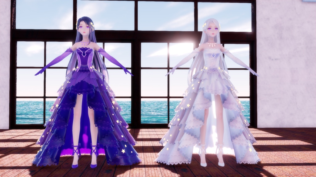 Shining Nikki Star Sea闪耀暖暖 星之海【MMD Model DL】