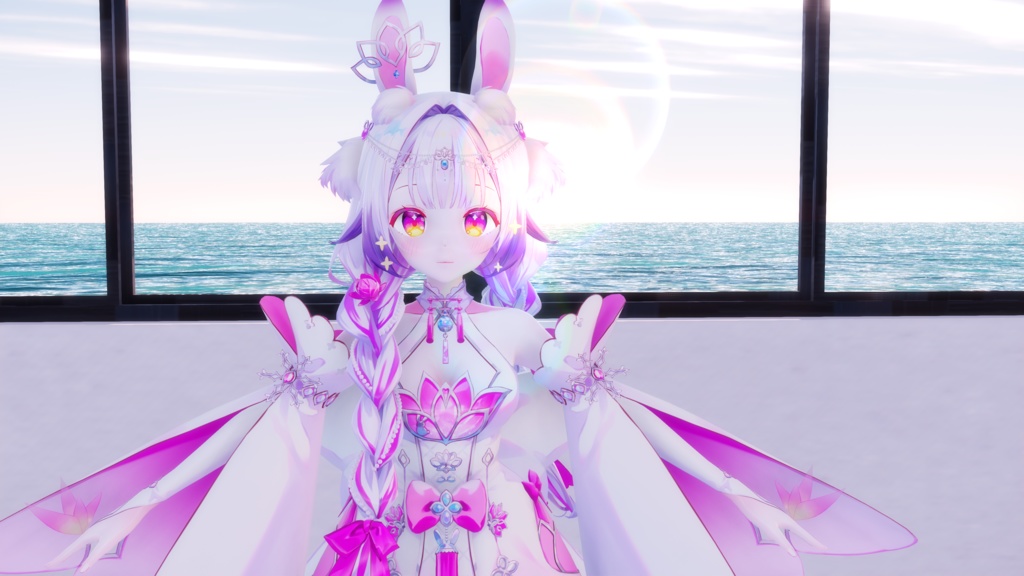 蘭音reine 兔仙霓裳  【MMD MODEL DL】