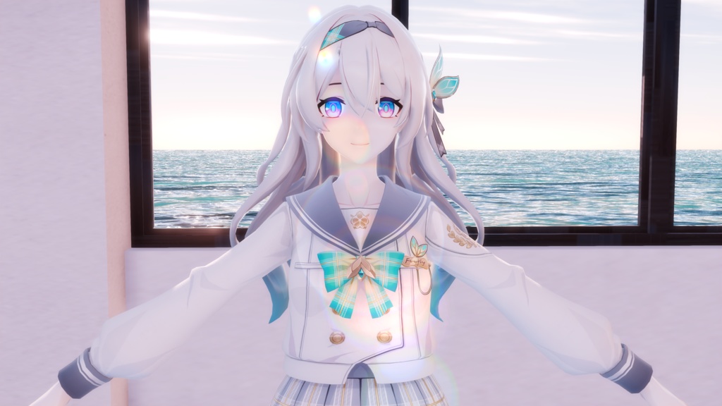 Honkai: Star Rail JK Firefly 萤 春日手信【MMD Model DL】