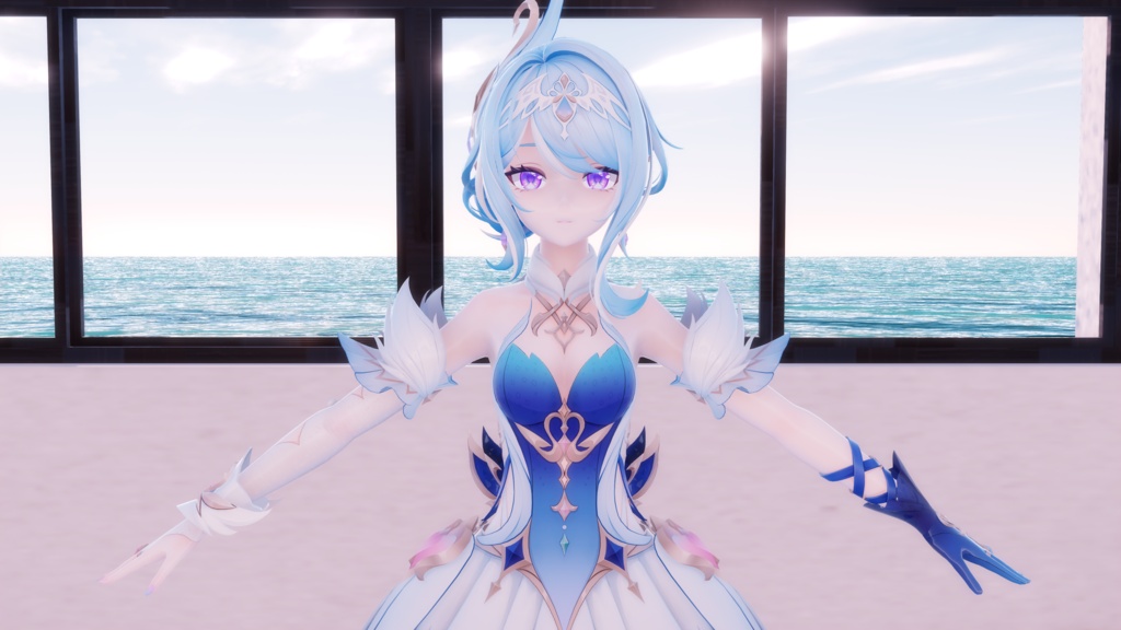 オデット 奥黛塔【MMD MODEL DL】