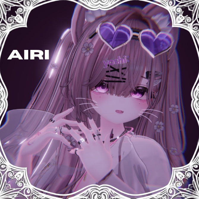 オリジナル3Dモデル【Onyx Bind Ring】