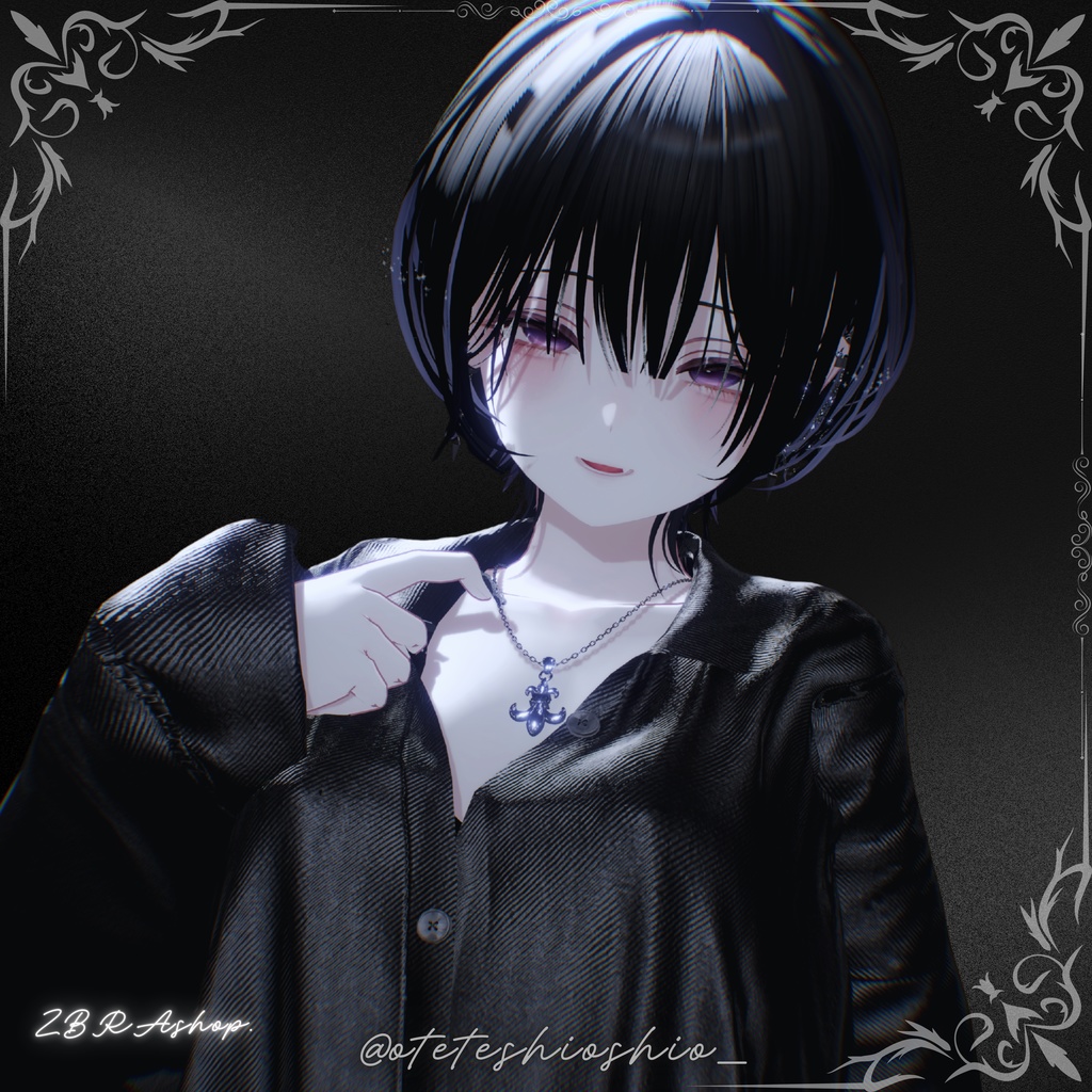 【Flare Neck】オリジナル3Dモデル