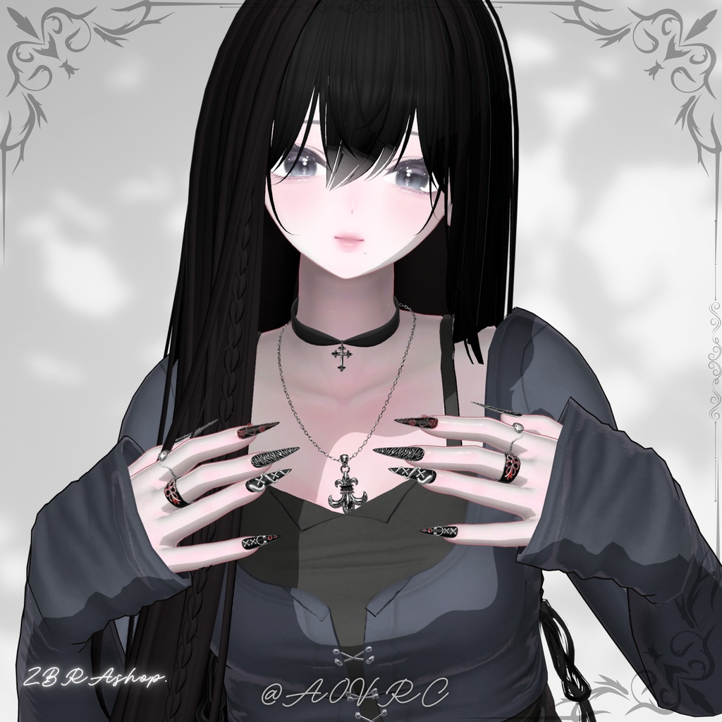 【Flare Neck】オリジナル3Dモデル