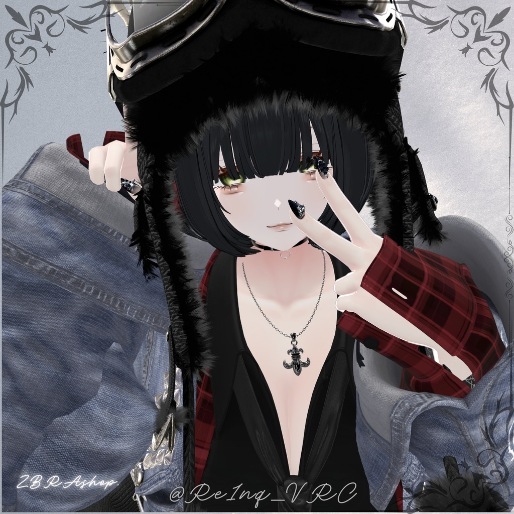 【Flare Neck】オリジナル3Dモデル